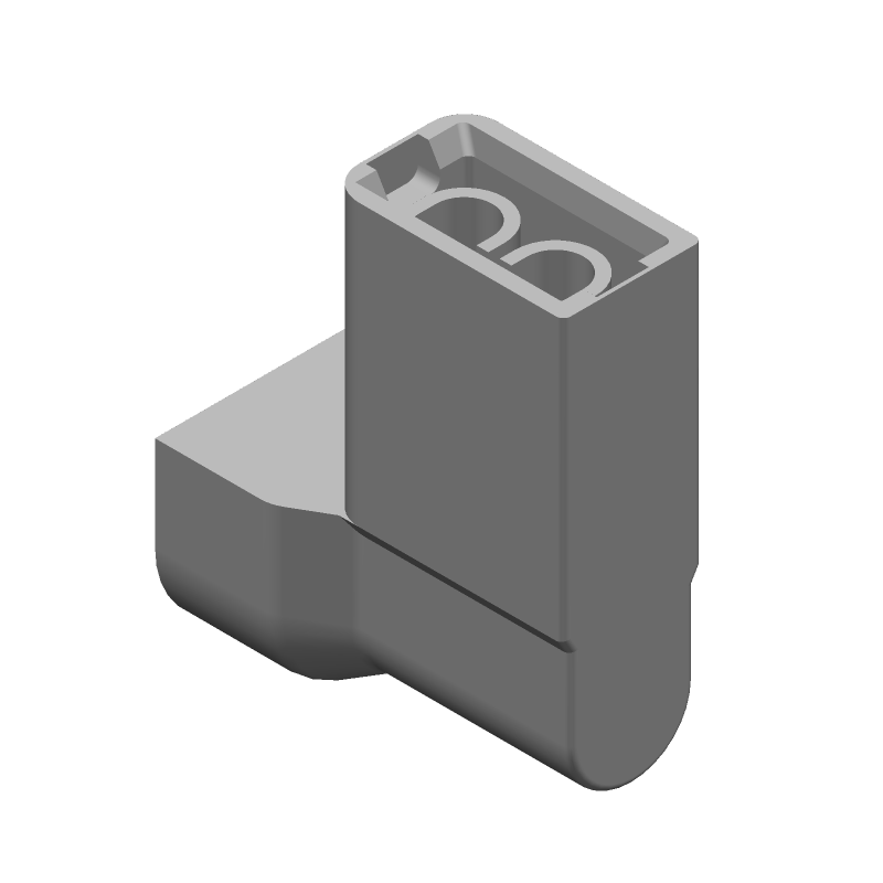 Fast Receptacle Terminal, 14-16 AWG, 600V, Nylon Insulated, Tin Plated Brass