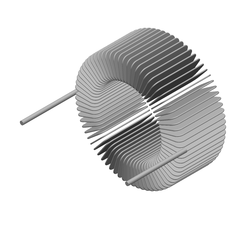 220uH Radial Inductor, 4.4A, 63mR DCR, Sendust Core
