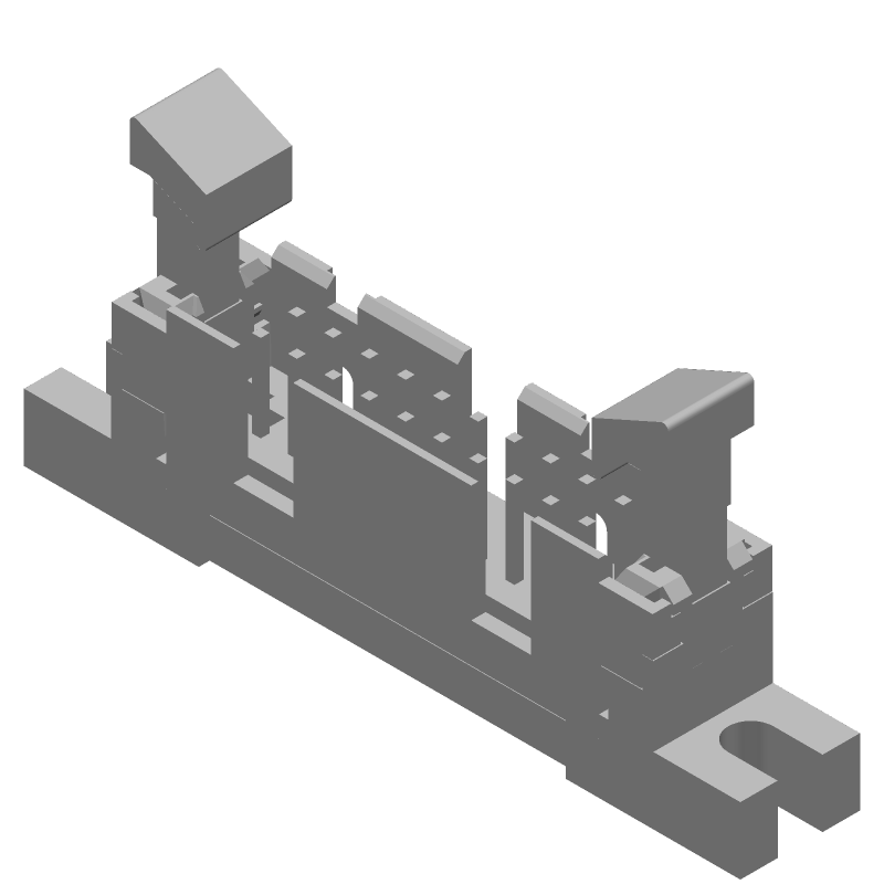 2.54mm RA Header 20 Pos IDC Shrouded, 1A, 250V