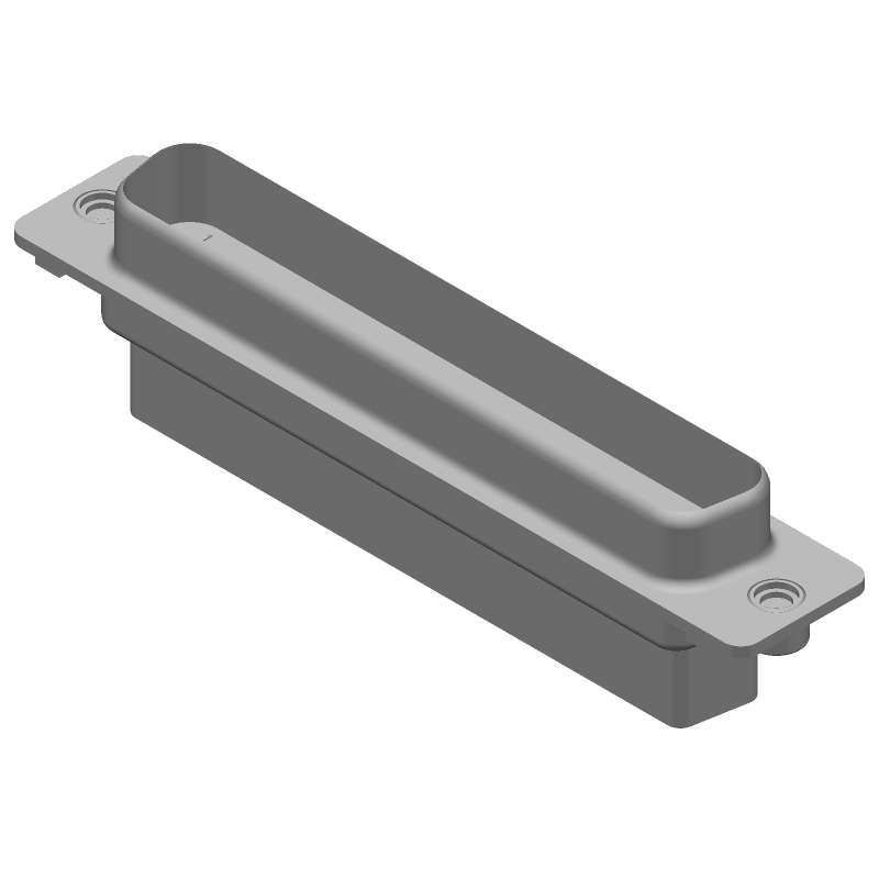 37 Pos D-Sub Plug, HDP-20, Male, Straight, Crimp, 250V