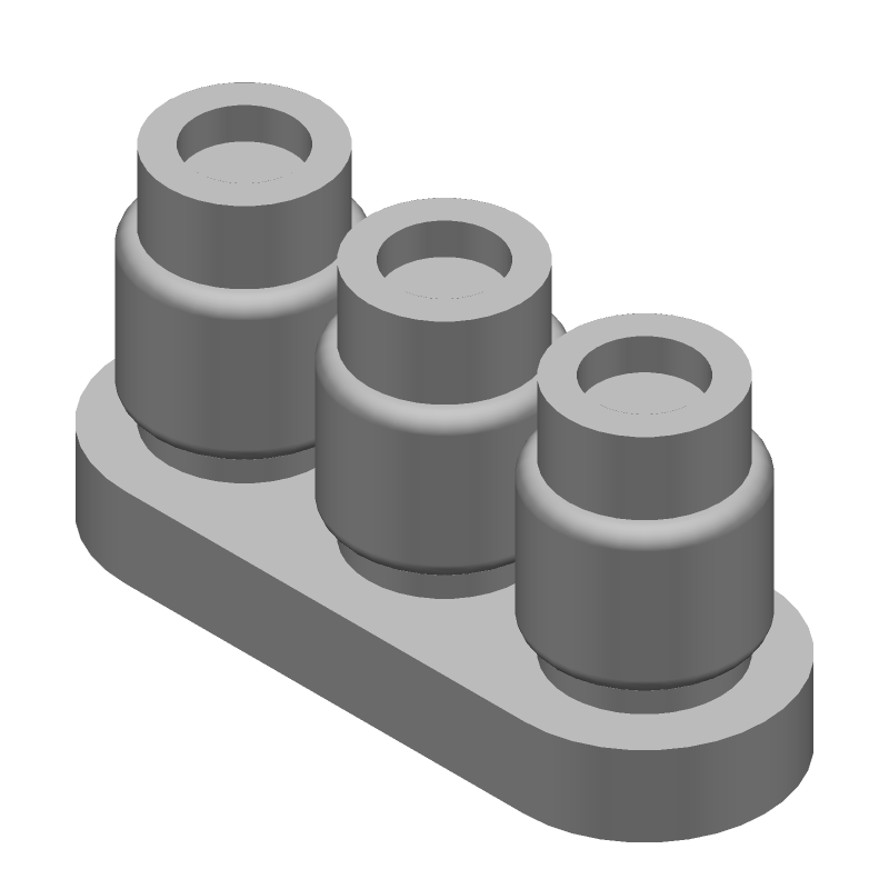 Silicone Seal Protector, Blue, 3 Pos, 19A, 600V, IP57