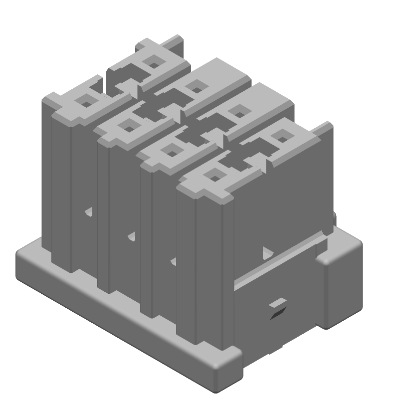 8 Pos Wire Housing, 4A, 250V, 3.3mm Pitch, Crimp, ST, Power