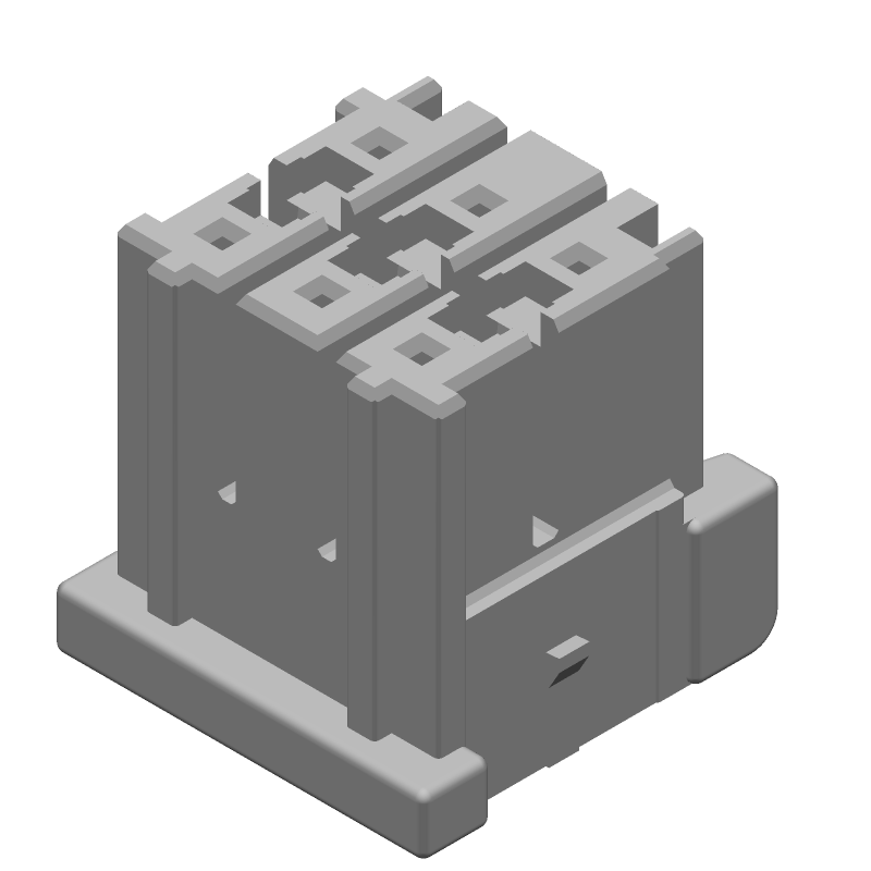 6 Pos Wire Housing, 4A, 250V, 3.3mm Pitch, Crimp ST