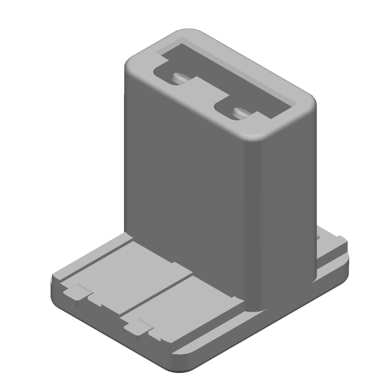 Conn Card Edge Inverted Through Board HDR 2 POS 3.3mm Solder ST SMD T/R