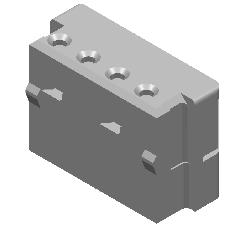 4 Pos 2mm Crimp Wire Housing, Female Socket, 4A, 125V, Black