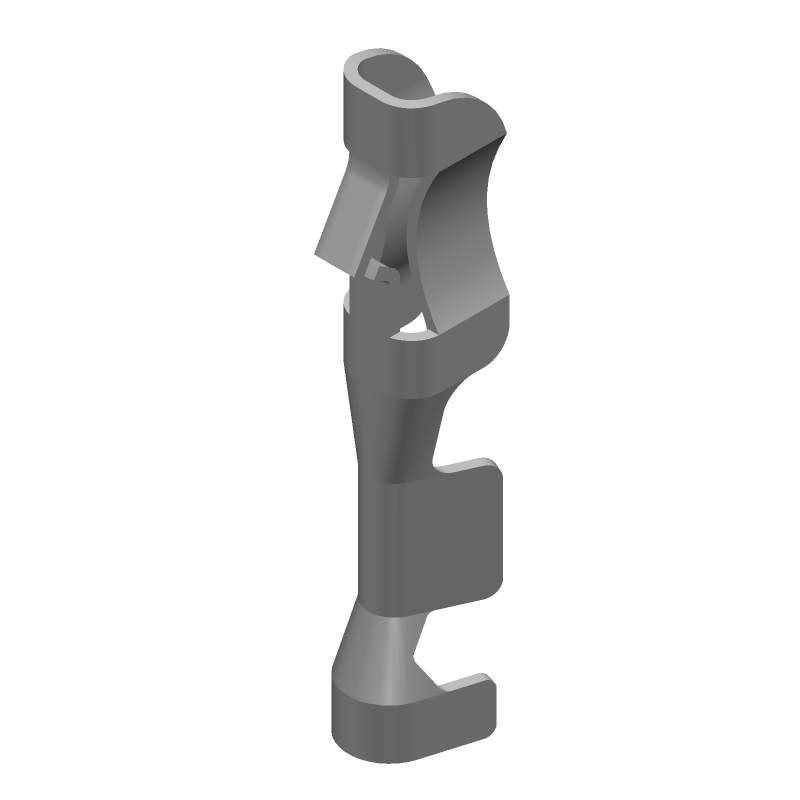 Female Signal Contact, 2A, Brass, Tin Plated, Crimp, Straight