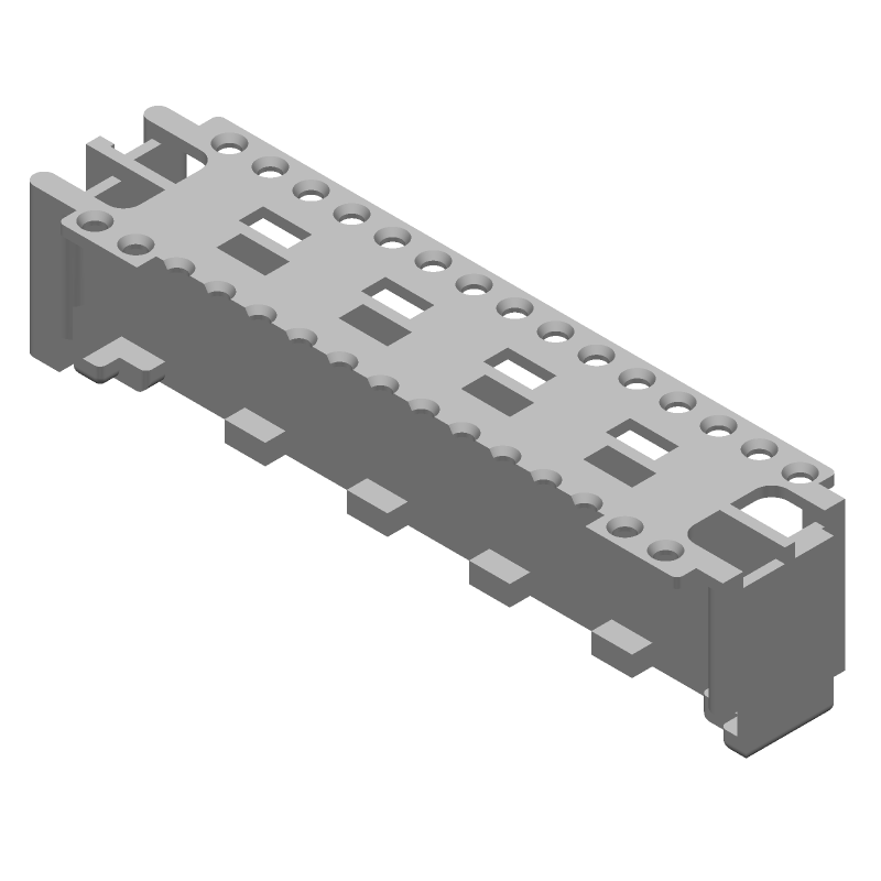 Connector Accessories Holder Straight Ivory Bag