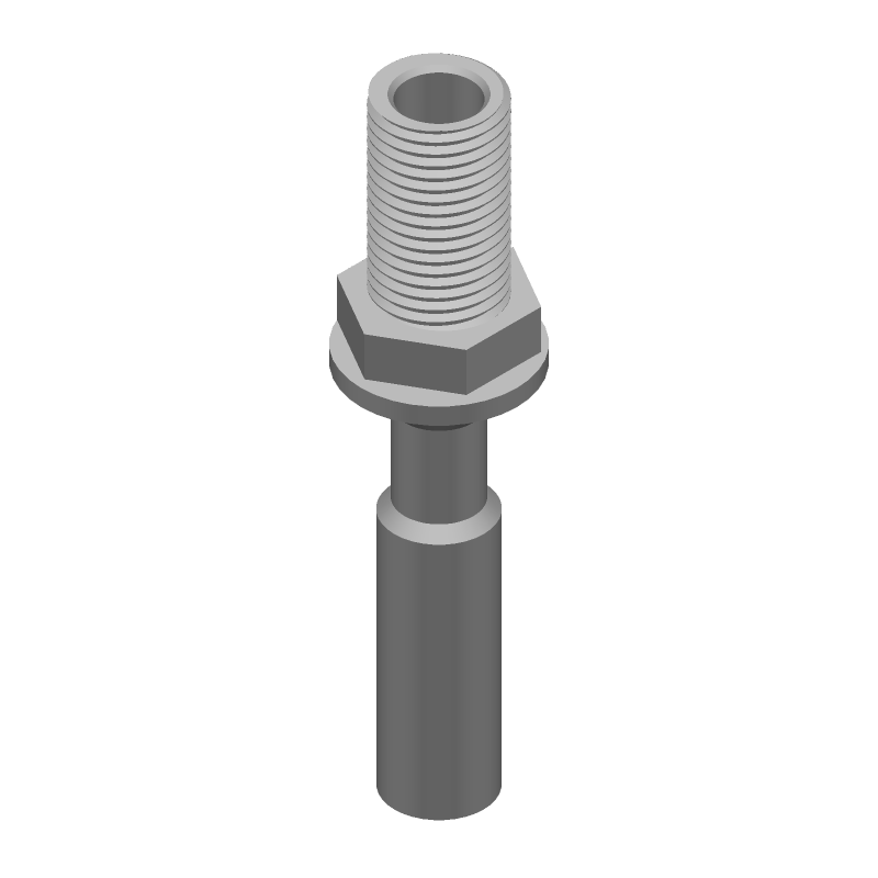 Circular Receptacle, 1 Pos, Power, Crimp, 20kV, Brass/Tin