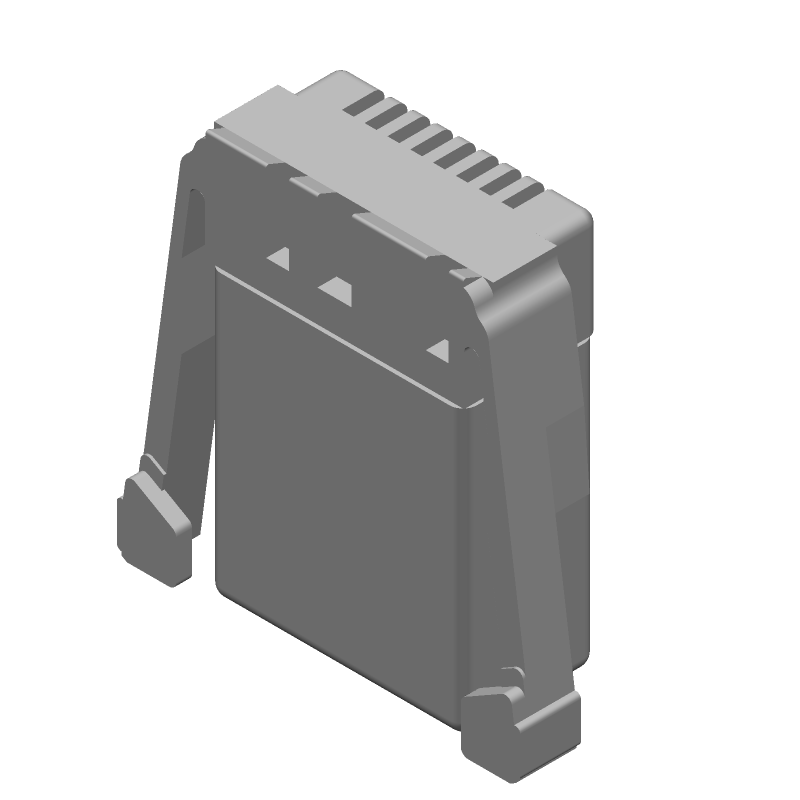 8 Pos Shielded Modular Plug, Signal, 1.5A, Gold, Crimp