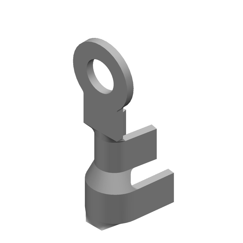 Ring Terminal 10-12AWG Brass Tin Crimp Free Hanging