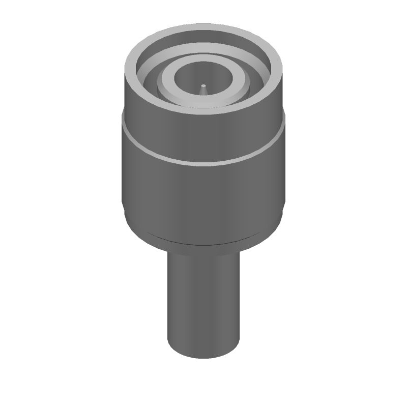 TNC Str Plug, 4GHz, 50R, Nickel/Gold Plated, Crimp