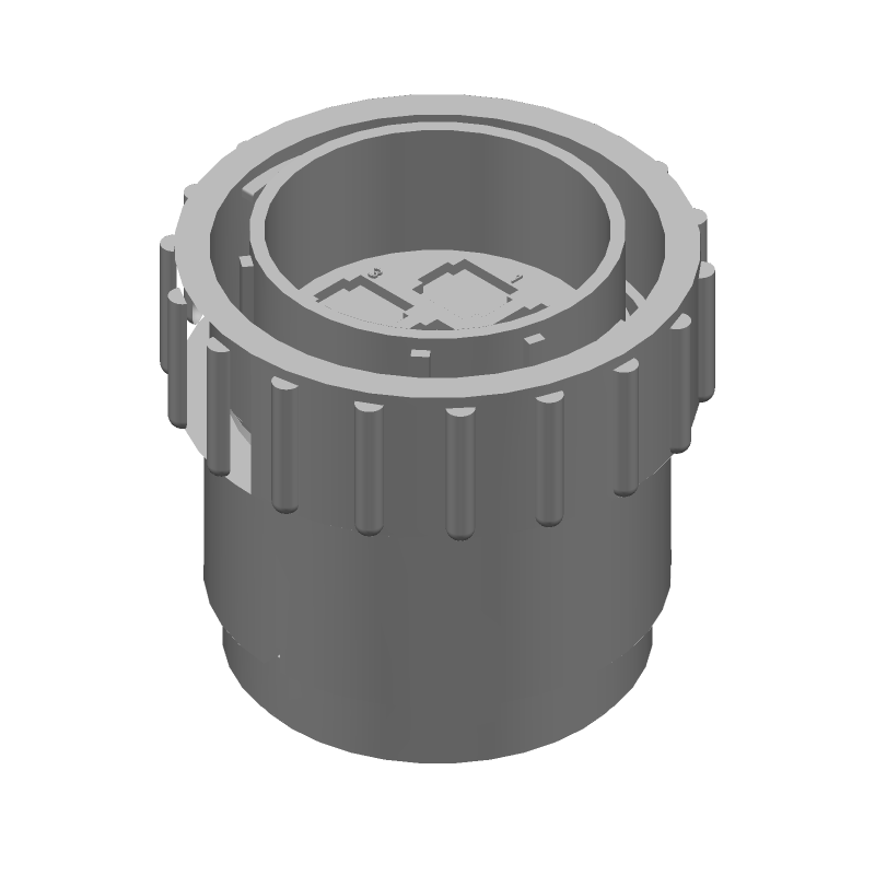 CPC Series 3 Plug, 7 Pos, Male, Crimp, 600V, Size 23