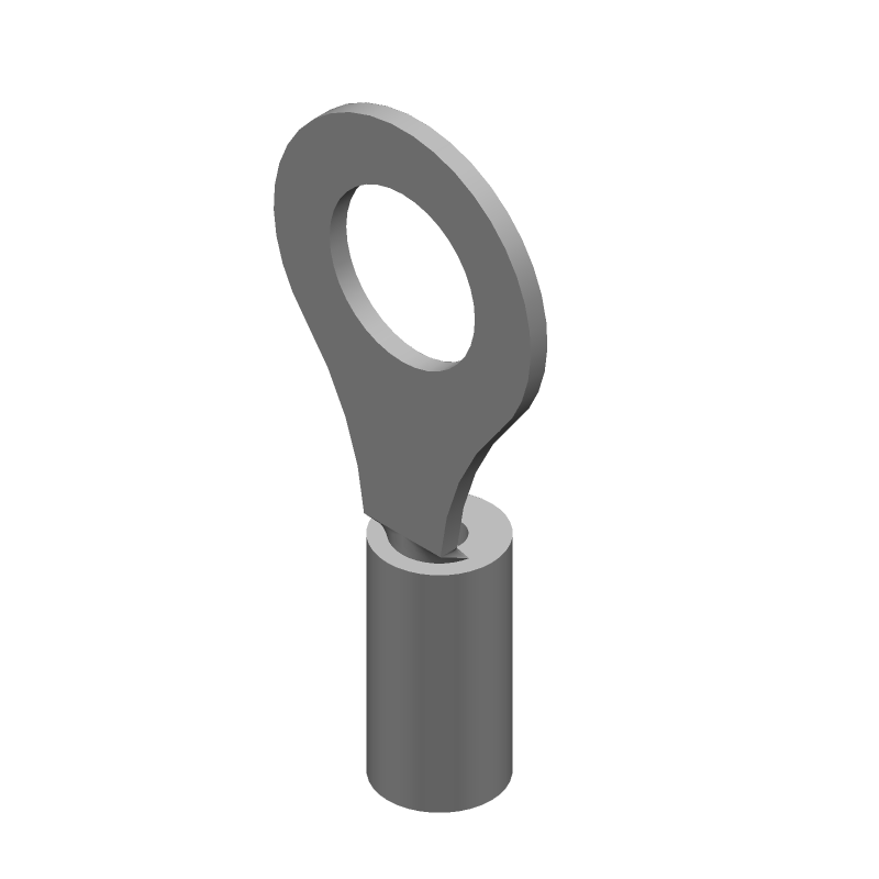 Insulated Crimp Terminal, Copper/Tin, 22-16 AWG, 600V