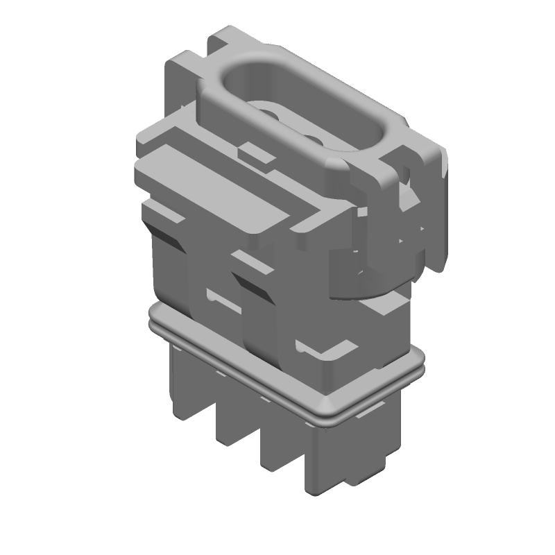 3 Pos Female Crimp Receptacle, 2.5mm Pitch, 3A, IP67