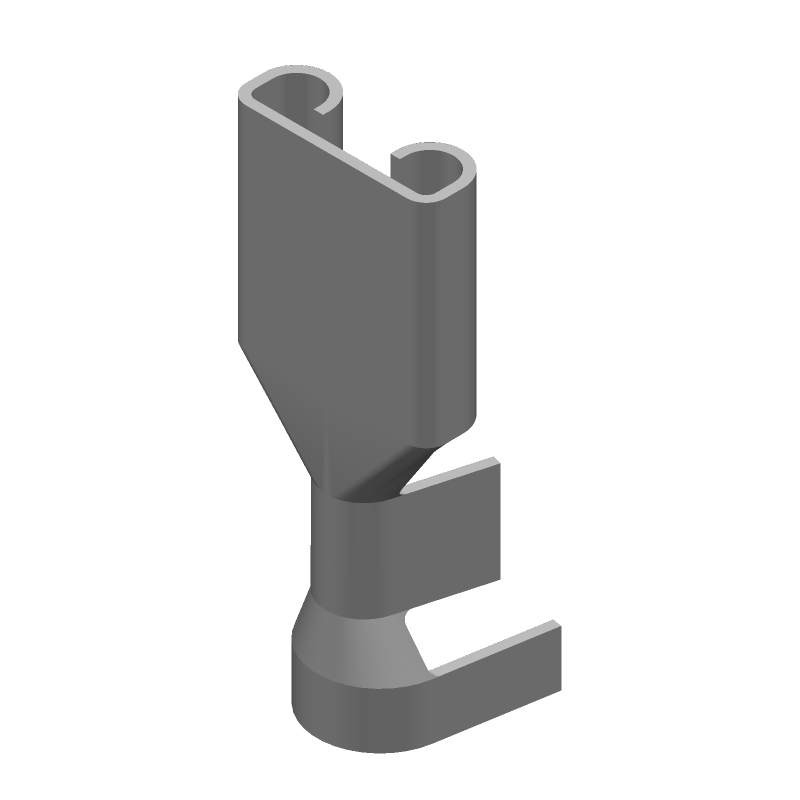 Quick Disconnect Terminal, 10-14AWG, Brass, Silver, Female Socket