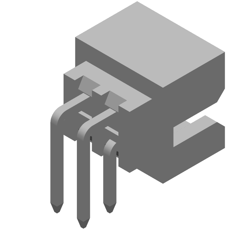 4 Pos 2 Row RA Header, 2mm Pitch, Solder, Gold, 2A, 125V