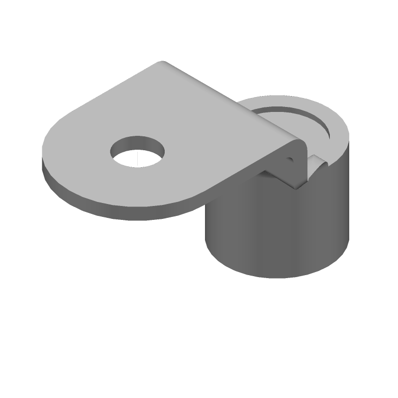 Copper Tin Ring Terminal, 4/0 AWG, M8 Stud