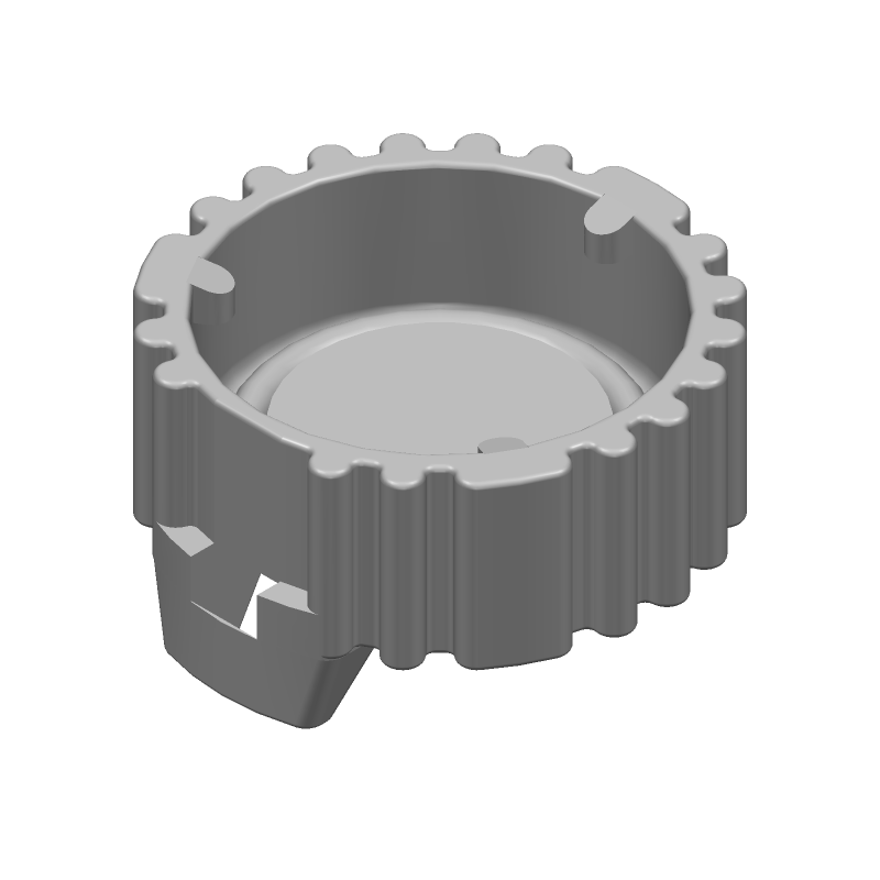 Connector Accessories Protective Cover Plastic Gray Automotive Package