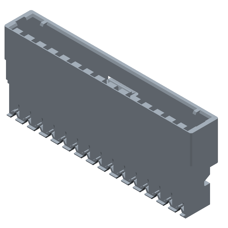 15 Pos IDC Header, 7A, 3.96mm Pitch, Male, RA Cable Mount