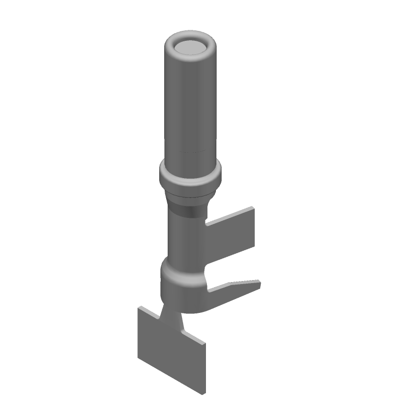 Socket, Female, Size 12, 10AWG, Nickel, Straight Mount