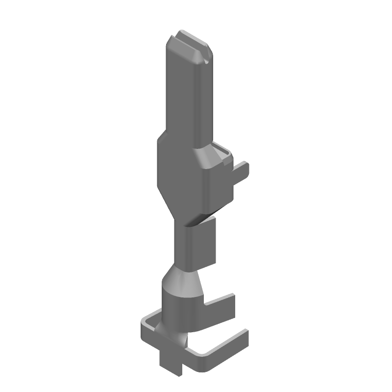 Male Crimp Contact, 20-22AWG, 7.2A, 600V, Tin Plated