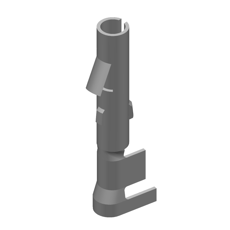 Female Crimp Connector | 13A | 250V | Tin Plated Brass | Wire-to-Wire