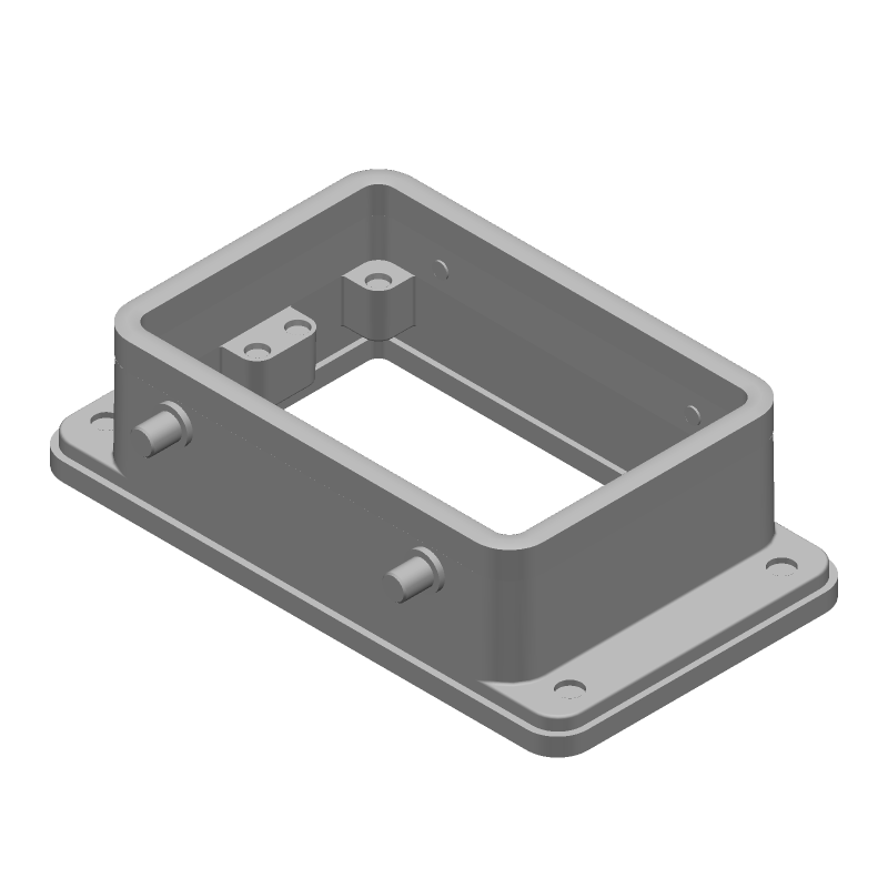 Hood 180° 7 Shell Size Powder Die Cast Aluminum Alloy