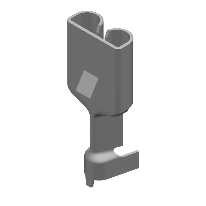 Crimp Terminal RCP 17.1mm Tin T/R