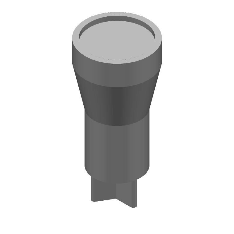 Female Crimp Terminal, 8-18 AWG, Copper, Tin Plated, 600V