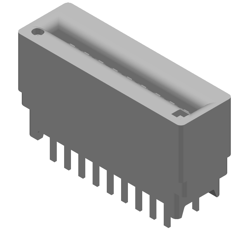 Card Edge Connector, 6 Pos, 2.54mm Pitch, Press Fit, Straight, Female