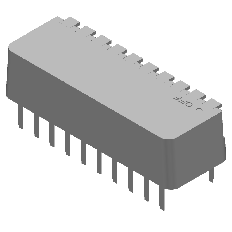 Right Angle DIP Switch, 10 Pos, SPST, 1.5A, 50VDC, Gold