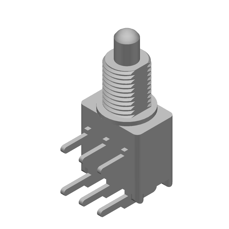 Illuminated Pushbutton Switch, SPST, 400mA, 20VDC, Through Hole