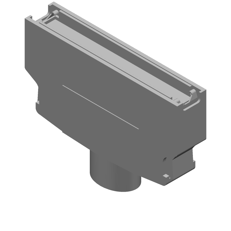 Backshell 180° Nickel Over Copper Steel