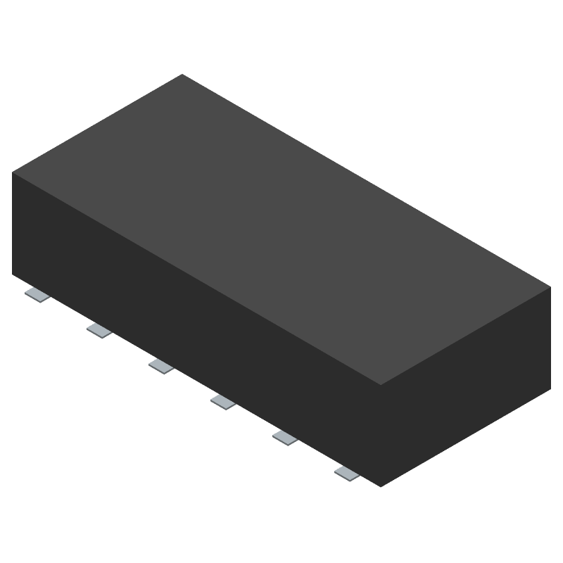 6 Pos Male Header, 4mm Pitch, SMT, Gold Contacts