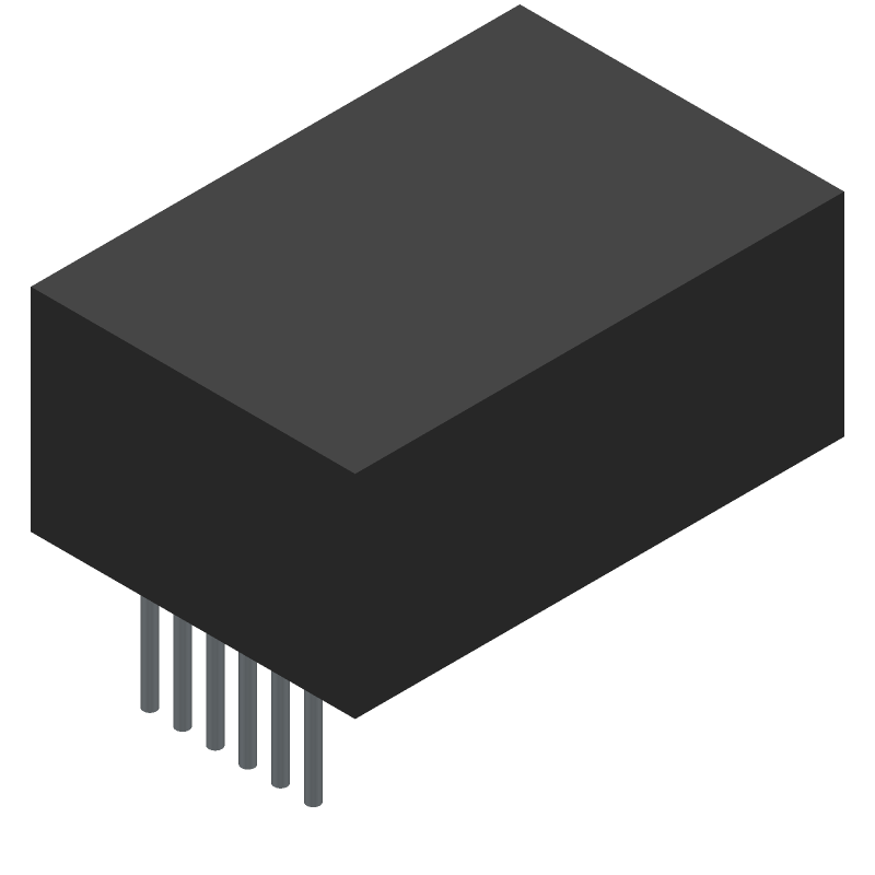 Displays Module 1DIGIT 8LED Green CA 6-Pin