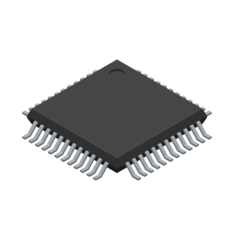 Microcontroller, CMOS, TQFP-48