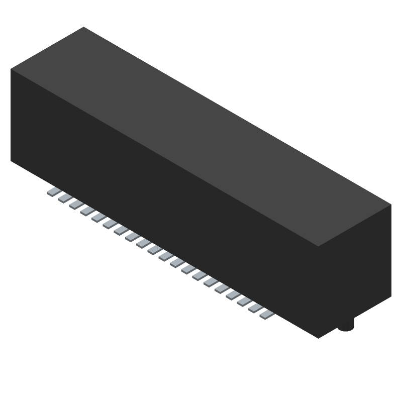 Conn Socket and Terminal Strip SKT/HDR 40 POS 0.635mm Solder ST SMD Tube
