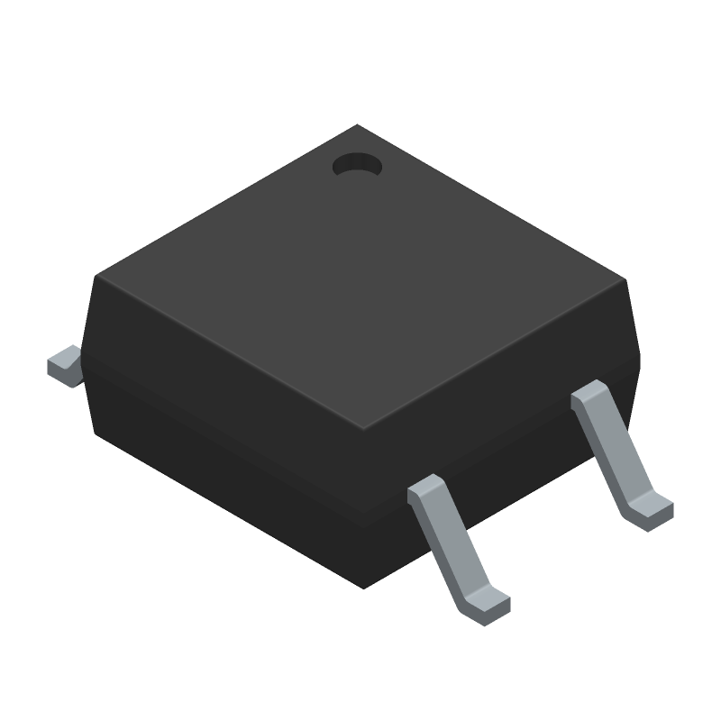 Solid State Relay 50mA 1.5V DC-IN 0.5A 60V AC/DC-OUT 4-Pin SOP T/R