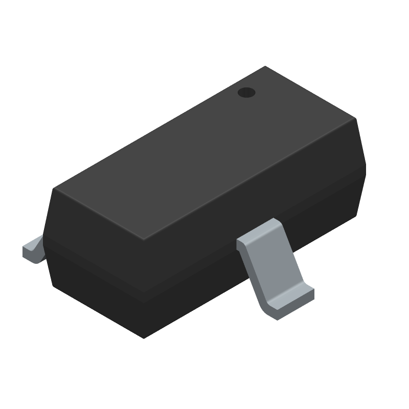 Rectifier Diode, 2 Element, 0.2A, 120V V(RRM), Silicon, SOT-23, 3 PIN