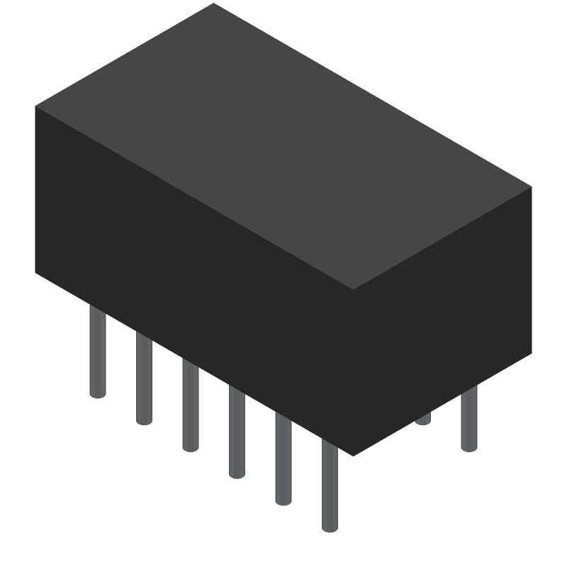 Piano Dip Switch, 6 Switches, SPST, Momentary, 0.05A, 24VDC, Solder Terminal, Through Hole-straight