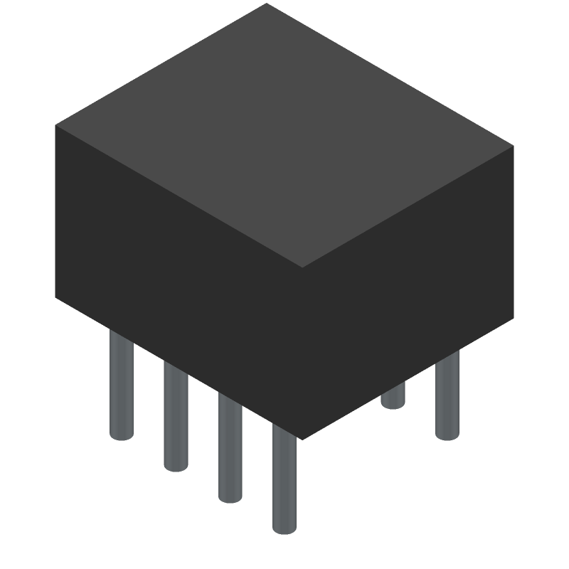 4 Pole, Raised Actuator, Convex Bottom, Short Pin, DIP Switch