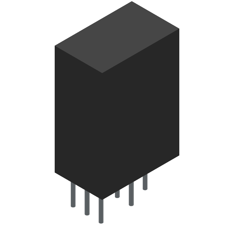 Switch Push Button ON (ON) DPDT Plunger 0.1A 30VDC Momentary Contact Thru-Hole PC Pins Tray