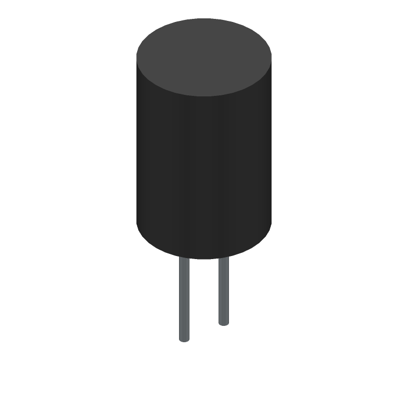 Aluminum Electrolytic Capacitor, Polarized, Aluminum (wet), 35V, 20% +Tol, 20% -Tol, 220uF, Through Hole Mount, RADIAL LEADED, ROHS COMPLIANT