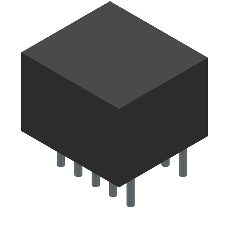 Switch DIP OFF ON SPST 5 Piano 0.025A 24VDC PC Pins 2.54mm Thru-Hole Tube