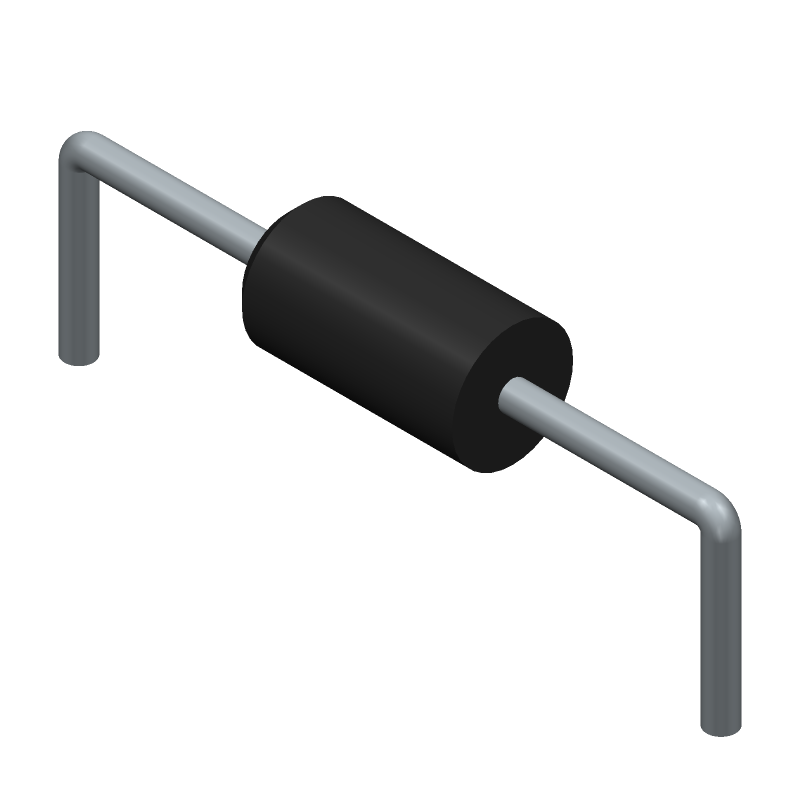 Trans Voltage Suppressor Diode, 600W, 5.8V V(RWM), Unidirectional, 1 Element, Silicon, DO-204AC, PLASTIC, DO-15, 2 PIN