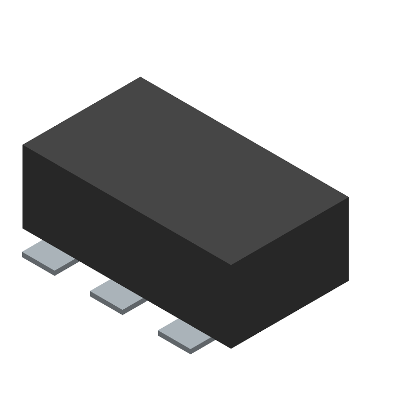 PNP BJT Transistor, 32V VCEO, 2A IC, 120MHz, SOT-89