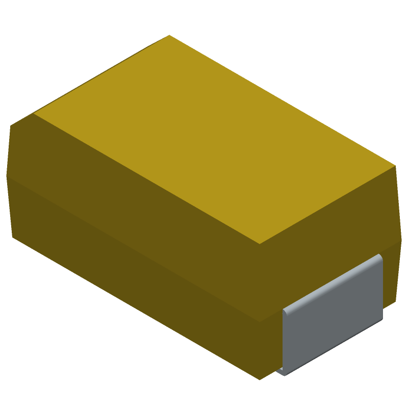 Cap Tant Solid 68uF 16V C CASE 20% (6 X 3.2 X 2.6mm) Inward L SMD 6032-28 0.125 Ohm 125°C T/R