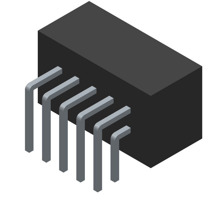 Conn Wire to Board HDR 10 POS 2.54mm Solder RA Thru-Hole