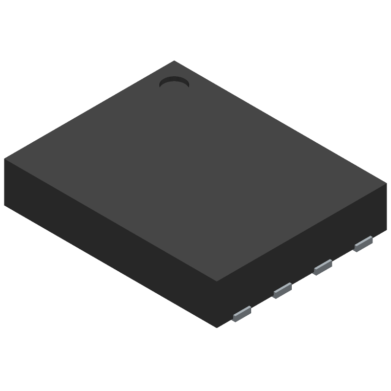Buffer/Inverter Based MOSFET Driver, 4A, PDSO8, ROHS COMPLIANT, DFN-8