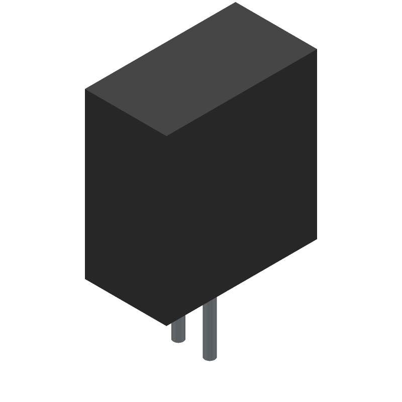 2 Pos 2.5mm Terminal Block, 2A, 250V, Thru-Hole, Green